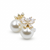 Pearl Crown Stud Earrings
