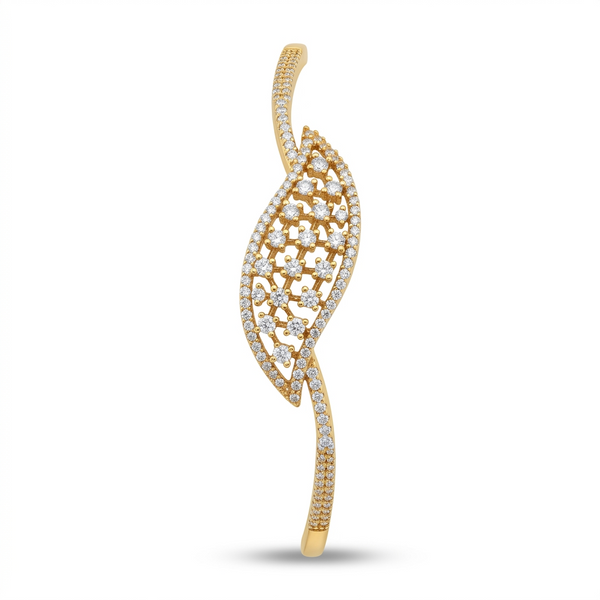 Golden Leaf Sparkle Bracelet