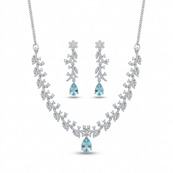 Emerald Dewdrop Vine Necklace