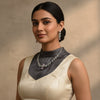 Blush Crystal Vine Necklace Set