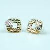 Golden Ember Studs