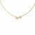 Butterfly Charm Crystal Pendant Necklace