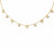 Heart Charm Crystal Drop Necklace