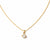 Minimal Crystal Drop Pendant Necklace