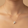 Gold 'P' Initial Necklace