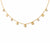 Luxury Charm Logo Drop Necklace