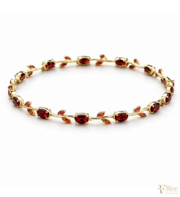 Tulip Elegance Red Bracelet