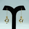 Aurora Interlock Drop Earrings