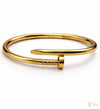 Classic Gold Nail Bracelet