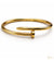 Classic Gold Nail Bracelet