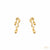Fluid Gold Drop Earrings