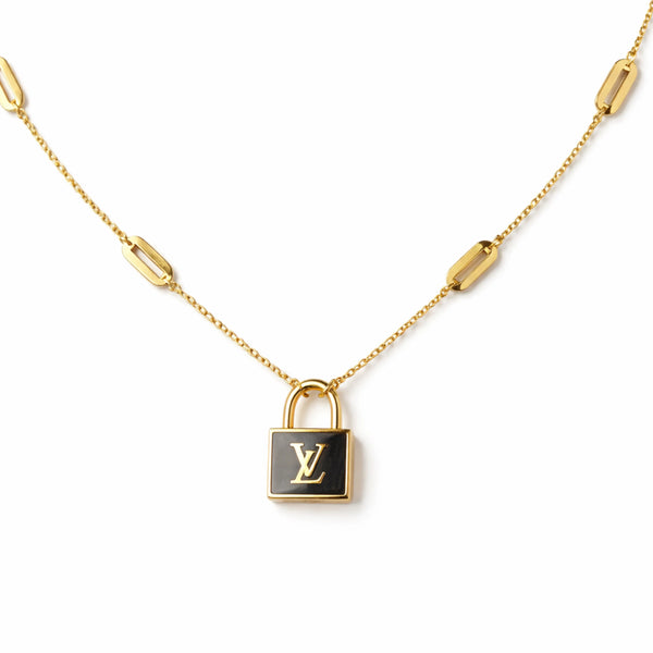 Luxury Lock Charm Pendant Necklace