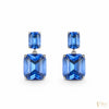 Sapphire Glow Drop Earrings