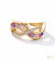 Rainbow Infinity Gold Ring