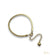 Gold Snake Chain Heart Charm Bracelet