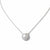 Elegant Pearl Halo Necklace