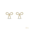 Crystal Bow Knot Stud Earrings