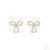 Crystal Bow Knot Stud Earrings