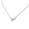 Butterfly Duo Crystal Pendant Necklace