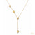 Gold Multi-Heart Y-Necklace