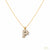 Gold 'P' Initial Necklace
