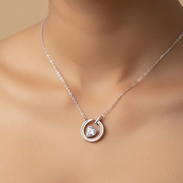 Eternal Heart Loop Pendant