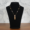Amethyst Jhumka Drop Necklace