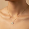 Gold 'A' Initial Necklace