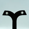 Ivory Halo Pearl Studs