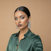 Silver Prism Dazzle Earrings