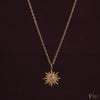 Gold Celestial Sun Pendant
