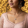 Minimal Pearl Bezel Pendant Necklace