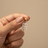 Crystal Dewdrop Hoops