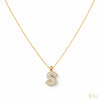 Gold 'S' Initial Necklace