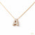 Gold 'A' Initial Necklace