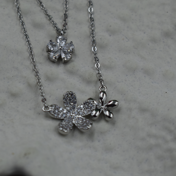 Silver Blossom Trio Pendant
