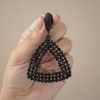 Midnight Noir Beaded Drop Earrings