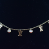 Golden Initial Sparkle Necklace