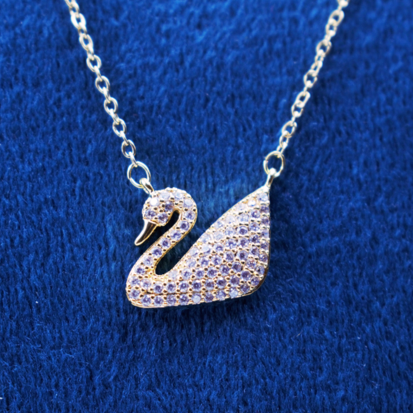 Swan Grace Crystal Pendant
