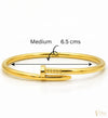 Classic Gold Nail Bracelet