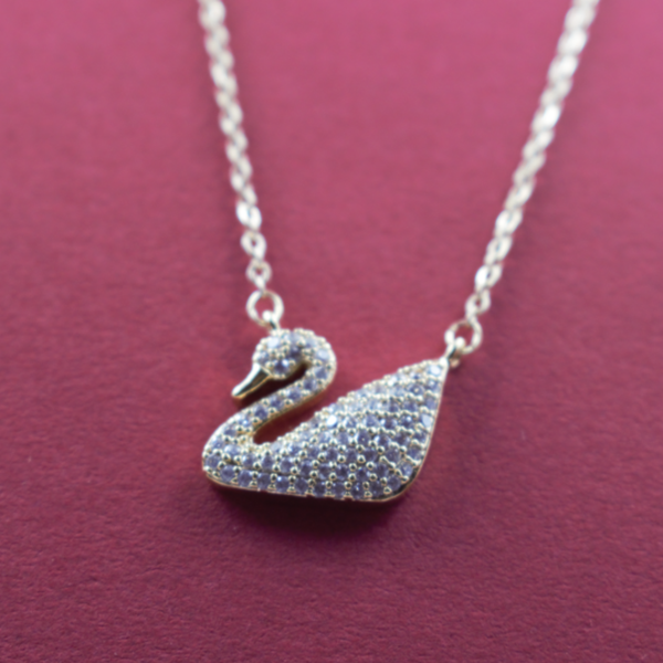 Swan Grace Crystal Pendant