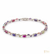 Multicolor Gemstone Tulip Bracelet