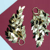 Golden Leaf Cascade Earrings