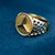 TriStar Elite Gold Mesh Ring
