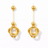 Aurora Interlock Drop Earrings