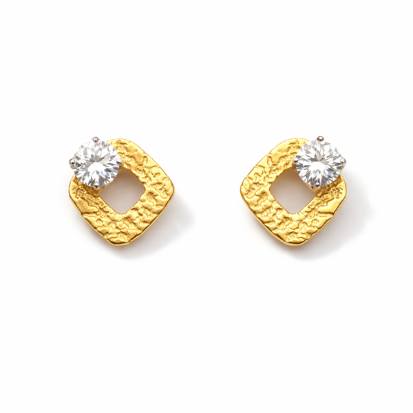 Golden Ember Studs