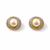 Aurora Pearl Halo Studs