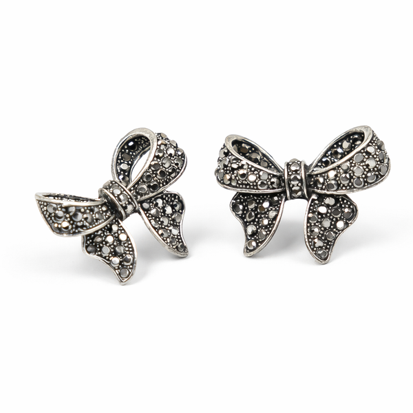 Midnight Bow Spark Studs