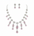 Rosé Snowfall Necklace Set