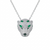 Emerald Gaze Panther Pendant